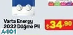 VARTA DÜĞME PİL